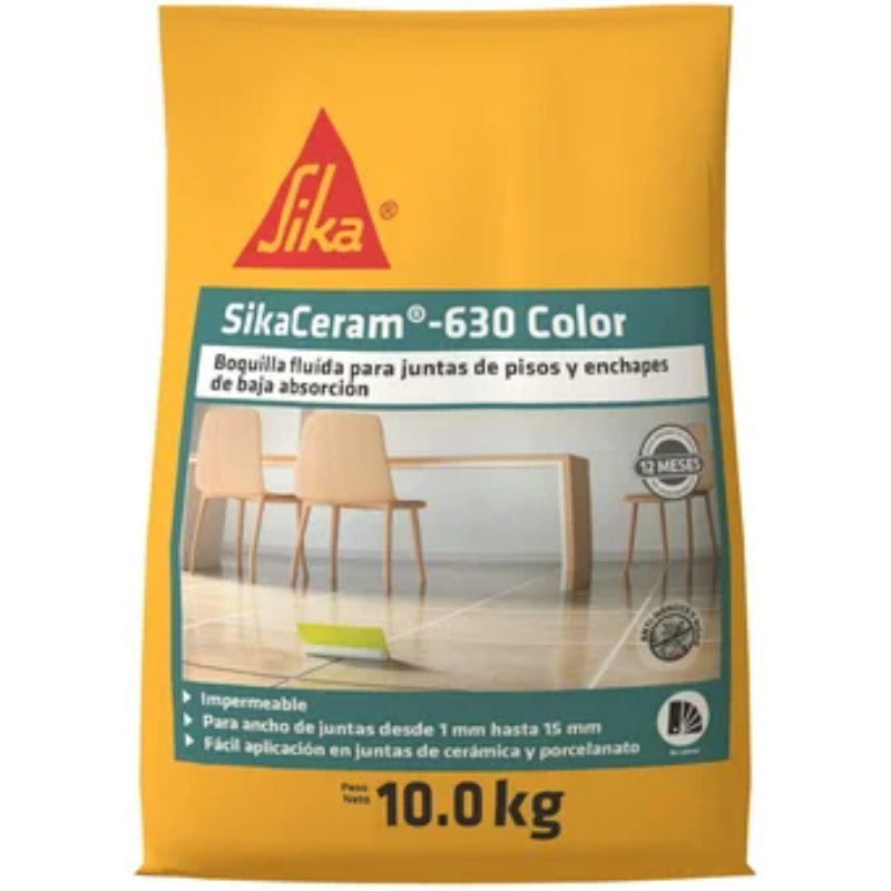BOQUILLA SIKACERAM-630 BEIGE X 10 KG.